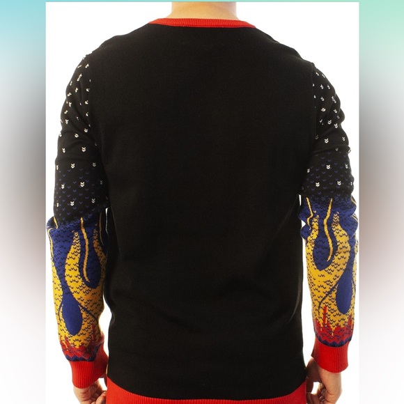 Ugly Christmas Dragon Sweater Size 3 XL - Picture 3 of 8